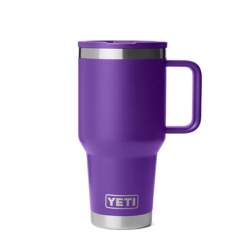 YETI Rambler 887 ml Travel Straw Mug with Colour-Matched Straw Lid Pace Purple