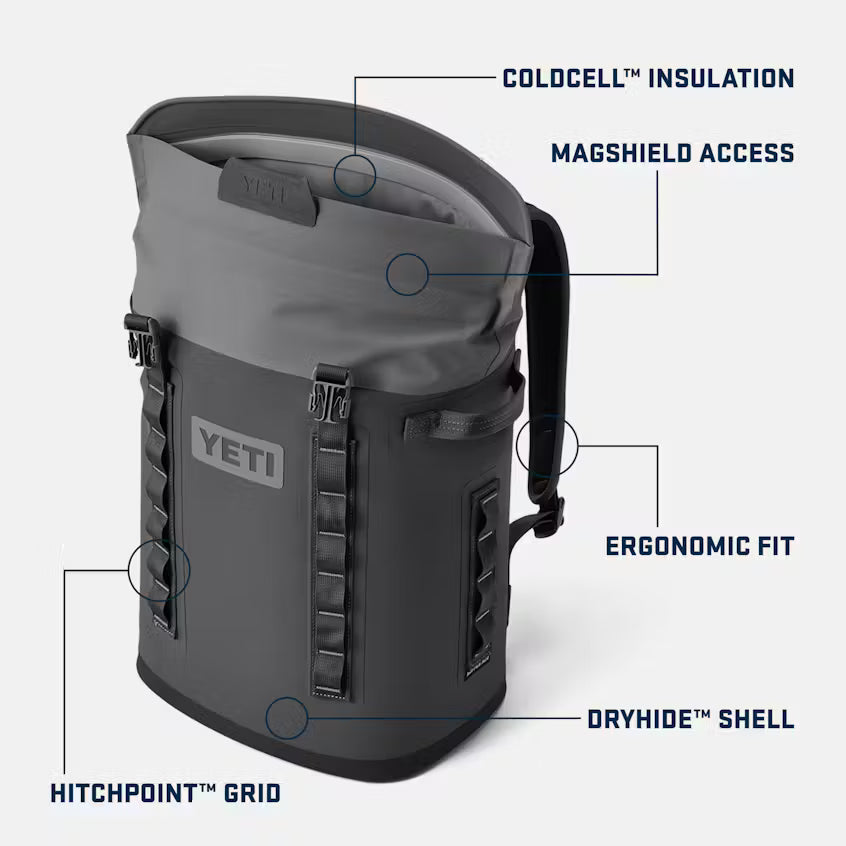YETI Hopper M20 Backpack Soft Cooler Wetlands Camo
