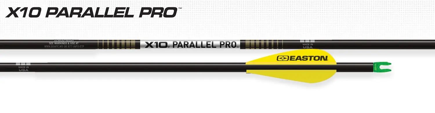 EASTON X10 PARALLEL PRO 4MM SHAFTS (12 PACK)