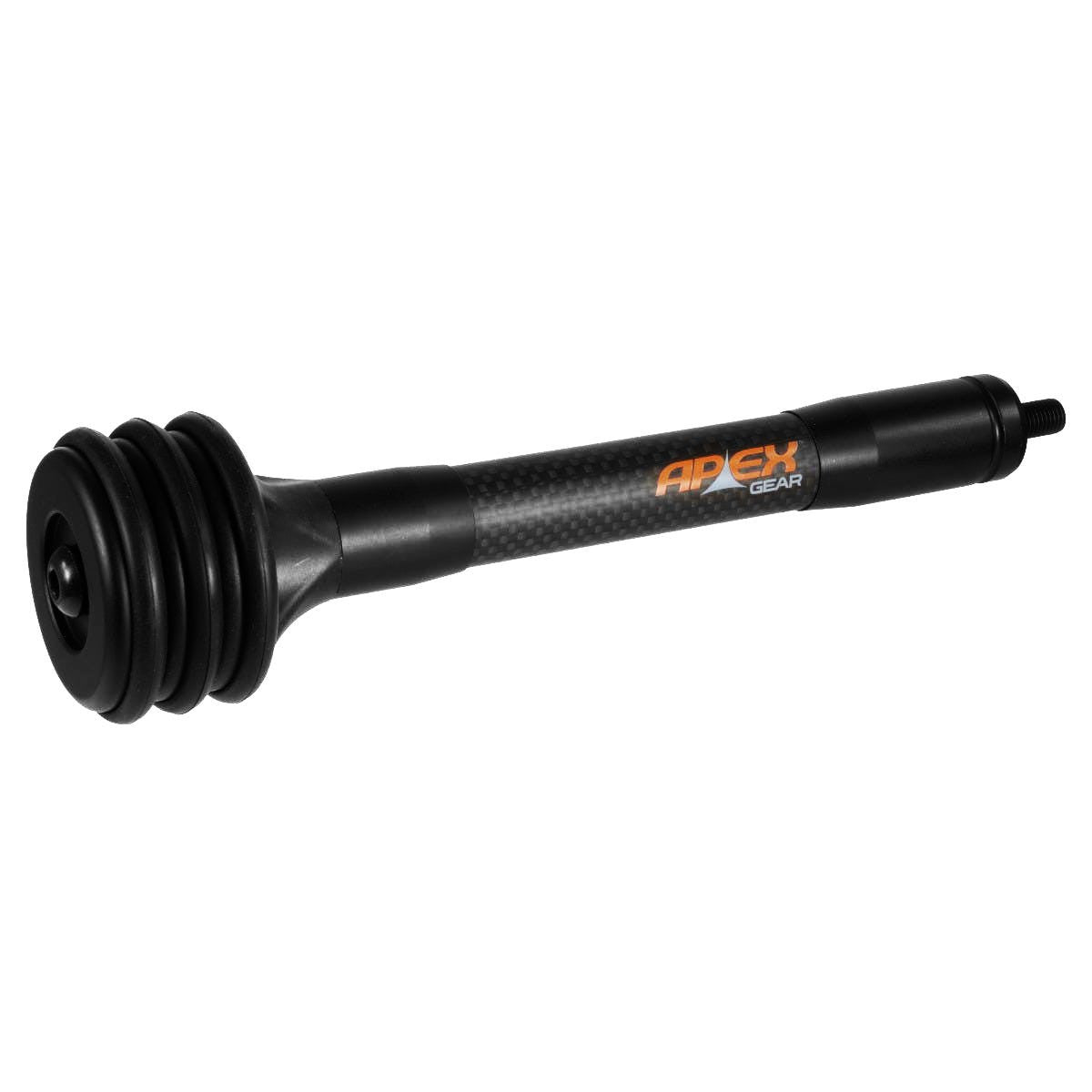 Apex Gear EndGame 8-inch carbon-fiber bow stabilizer in black