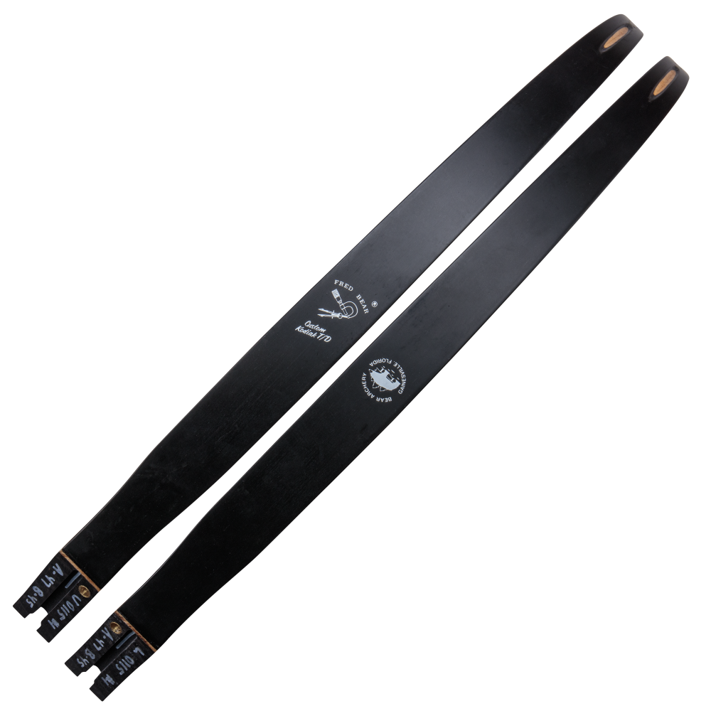 Bear Archery Take Down Limbs - Black Gloss / 55 / #3