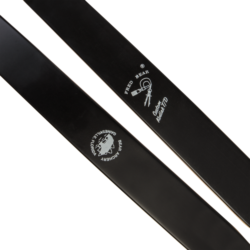 Bear Archery Take Down Limbs - Black Gloss / 25 / #1