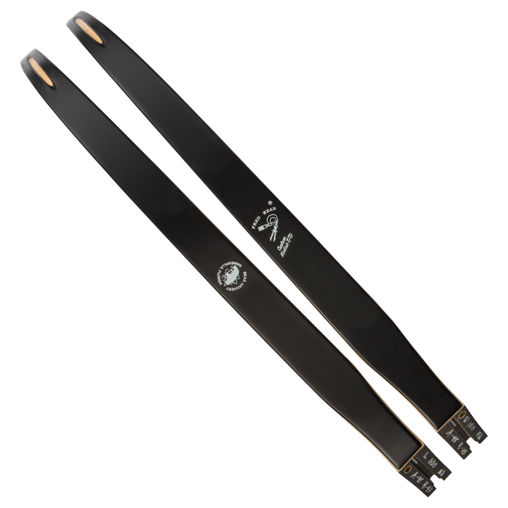 Bear Archery Take Down Limbs - Black Gloss / 65 / #2