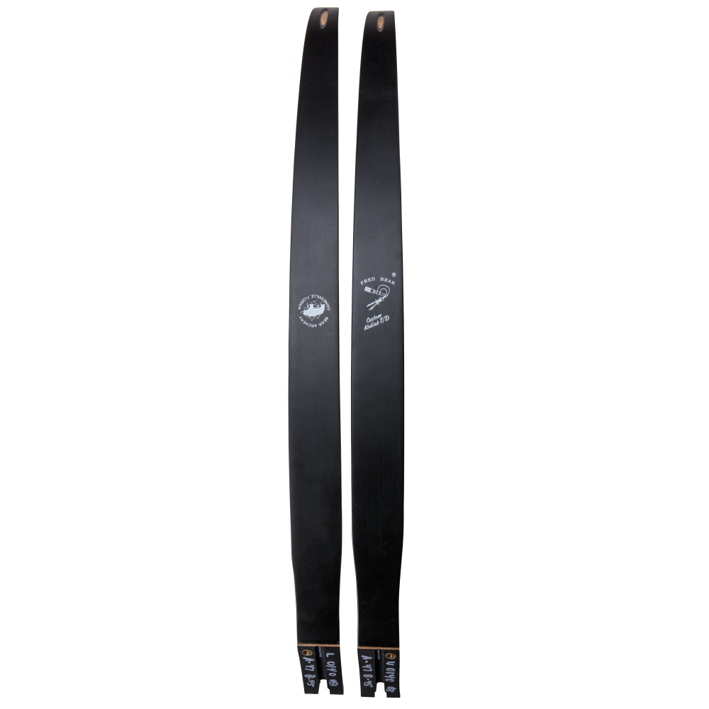 Bear Archery Take Down Limbs - Black Gloss / 25 / #1