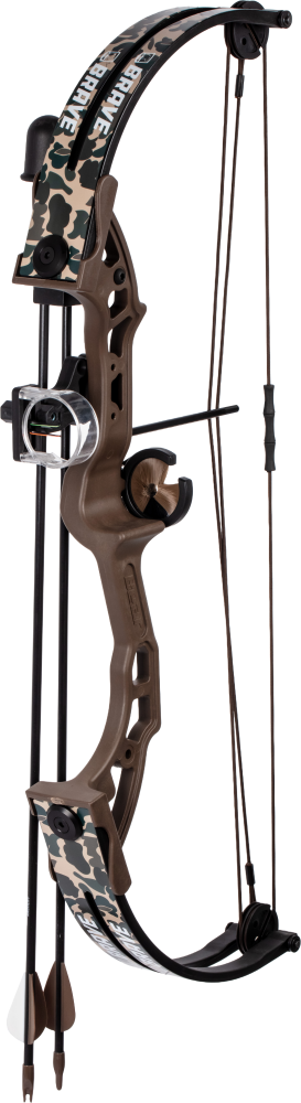 Bear Archery Brave Youth Bow - Fred Bear Tan / Right Hand / Continuous up to 25