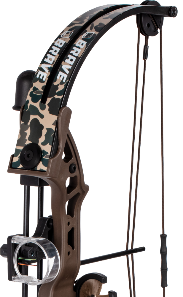 Bear Archery Brave Youth Bow - Fred Bear Tan / Right Hand / Continuous up to 25