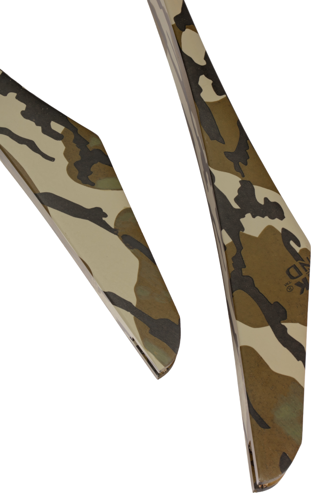 Fred Bear Camo Take Down Bow Limbs - Mossy Oak Bottomland / 45 / #3