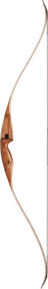 Bear Archery Grizzly Hunter Recurve Bow - Canary Wood and Clear Glass / Right Hand / 30