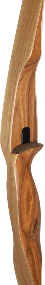 Bear Archery Grizzly Hunter Recurve Bow - Canary Wood and Clear Glass / Left Hand / 30