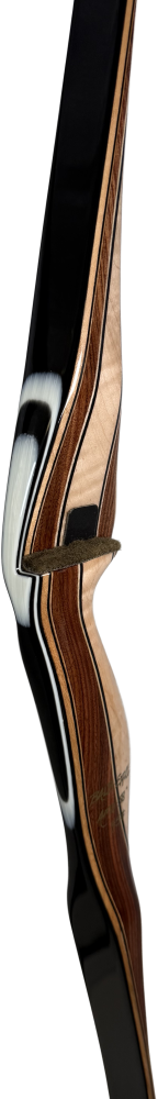 Bear Archery Main Stream Longbow - Satin Bolivian Rosewood/HR Maple / Right Hand / 60