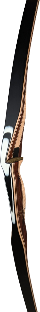 Bear Archery North Branch Longbow - Satin Bolivian Rosewood/HR Maple / Right Hand / 35