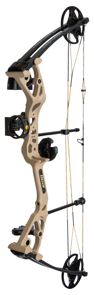 Bear Archery Limitless RTH Compound Bow - Tan / Right Hand / 25-50