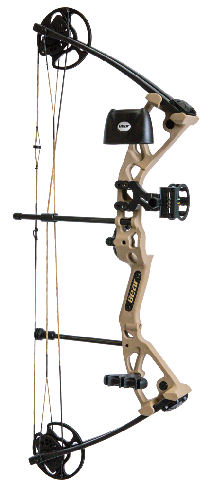 Bear Archery Limitless RTH Compound Bow - Tan / Right Hand / 25-50