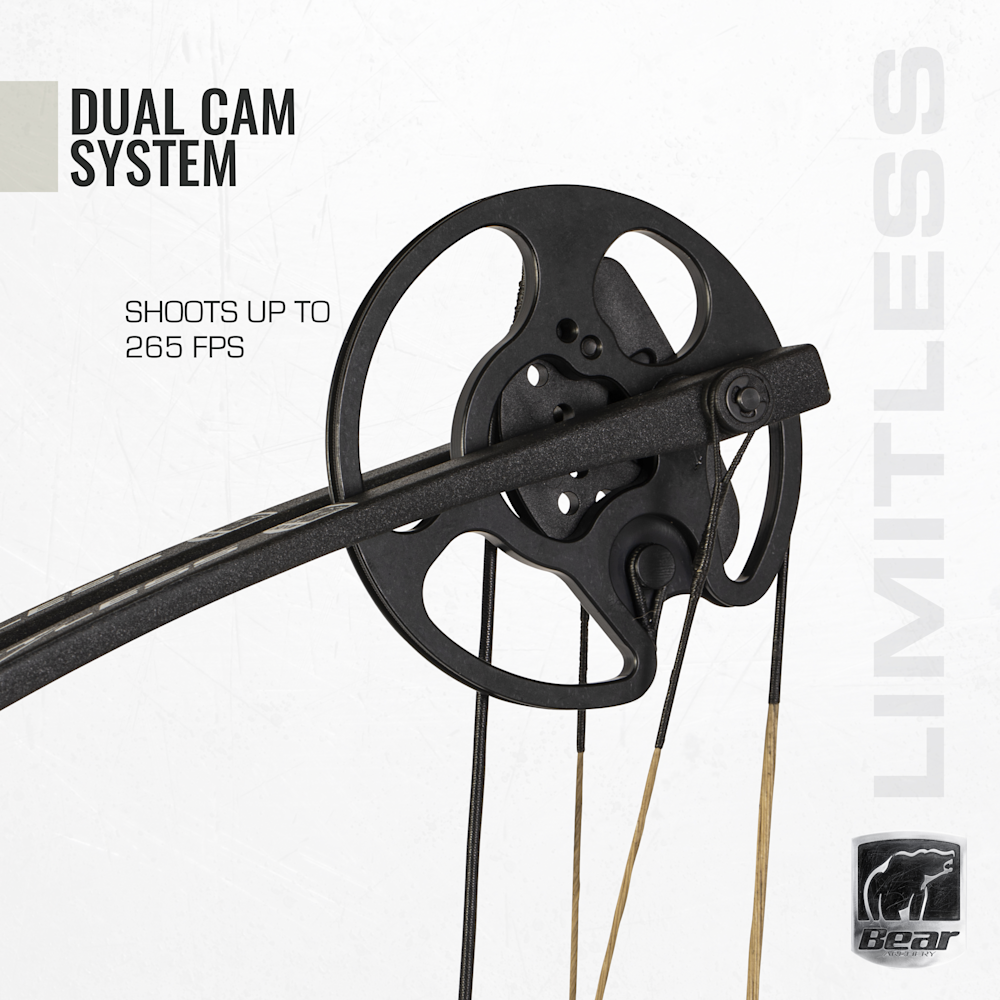 Bear Archery Limitless RTH Compound Bow - God's Country / Right Hand / 25-50