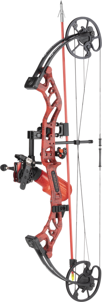Cajun Bowfishing Sucker Punch Pro RTF Bowfishing Bow - Cajun Red / Right Hand / 20-50
