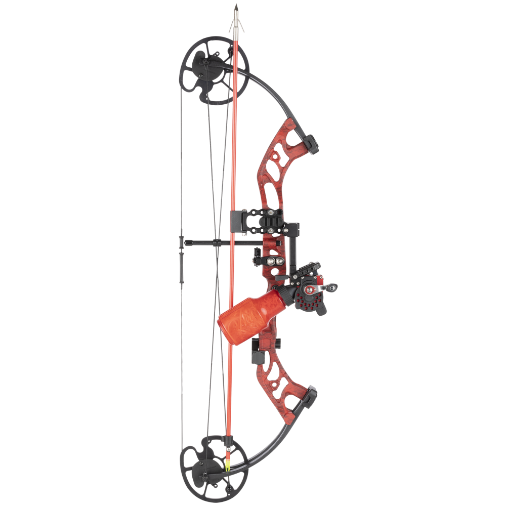 Cajun Bowfishing Sucker Punch Pro RTF Bowfishing Bow - Cajun Red / Right Hand / 20-50