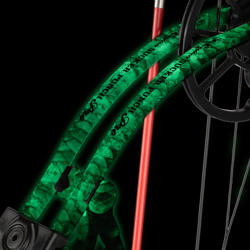 Cajun Bowfishing Sucker Punch Pro RTF Bowfishing Bow - Glow / Left Hand / 20-50