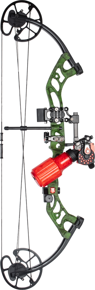 Cajun Bowfishing Sucker Punch Pro RTF Bowfishing Bow - Slime Green / Right Hand / 20-50