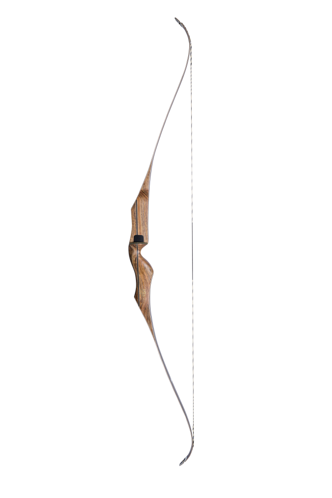 Bear Archery 64" Super Kodiak Recurve Bow - Shedua With Black Stripe / Right Hand / 55 lbs.