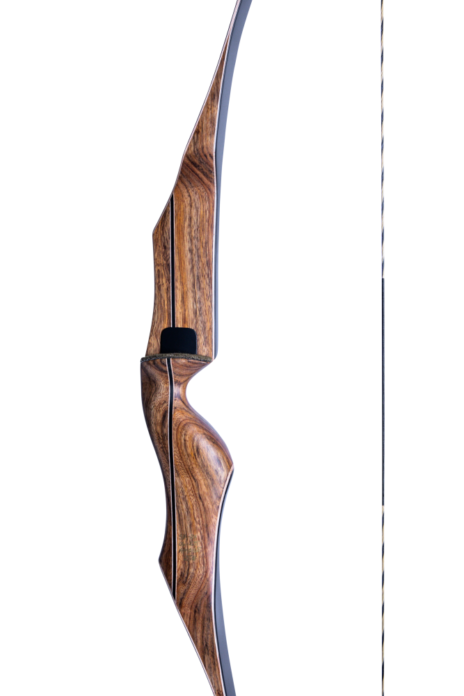 Bear Archery 64" Super Kodiak Recurve Bow - Shedua With Black Stripe / Right Hand / 55 lbs.