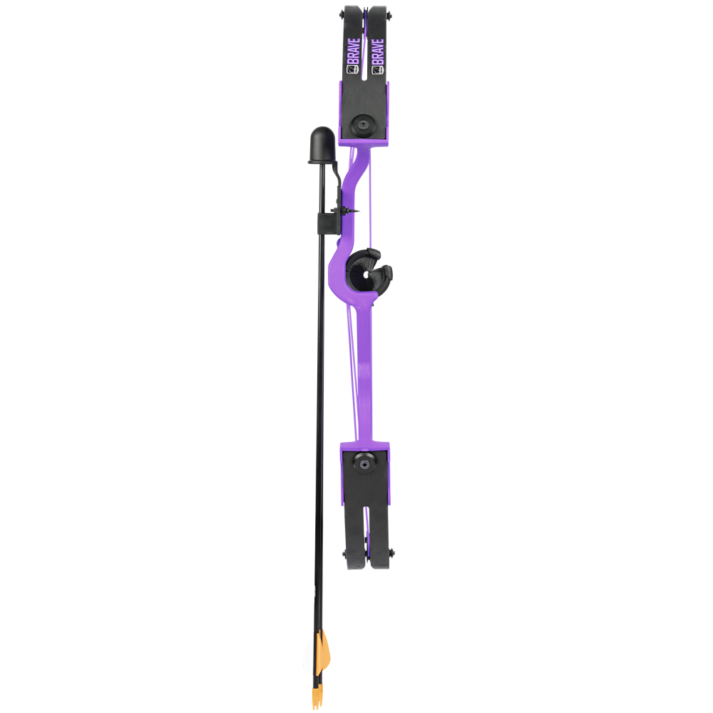Bear Archery Brave Youth Bow - Purple / Right Hand / Continuous up to 25