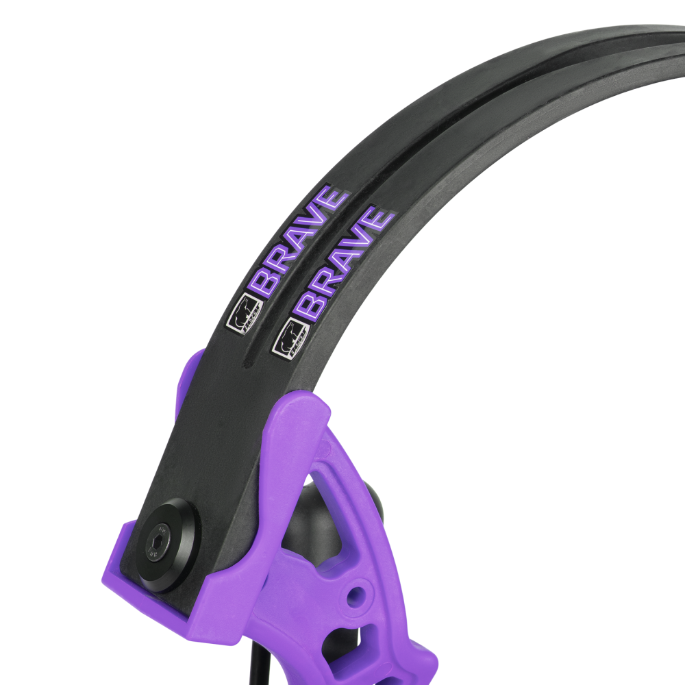 Bear Archery Brave Youth Bow - Purple / Right Hand / Continuous up to 25