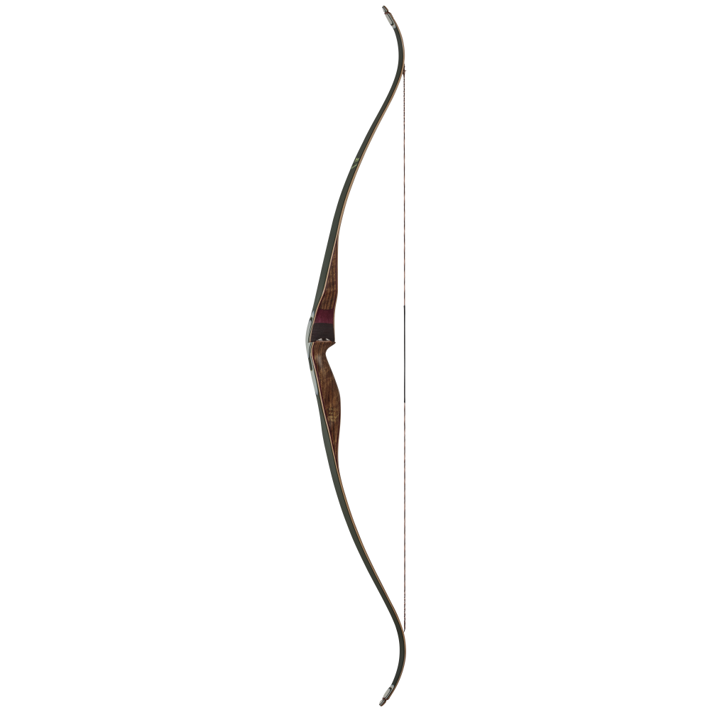 Bear Archery Kodiak Recurve Bow - Shedua/Purple Heart/Green Glass / Left Hand / 45 lbs.