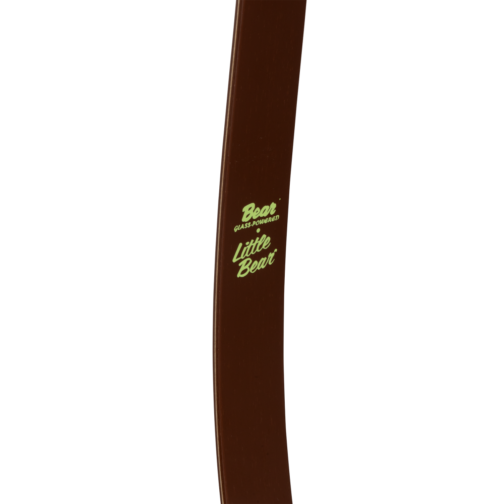 Bear Archery Little Bear Recurve Bow - Brown Glass / Left Hand / 20 lbs.