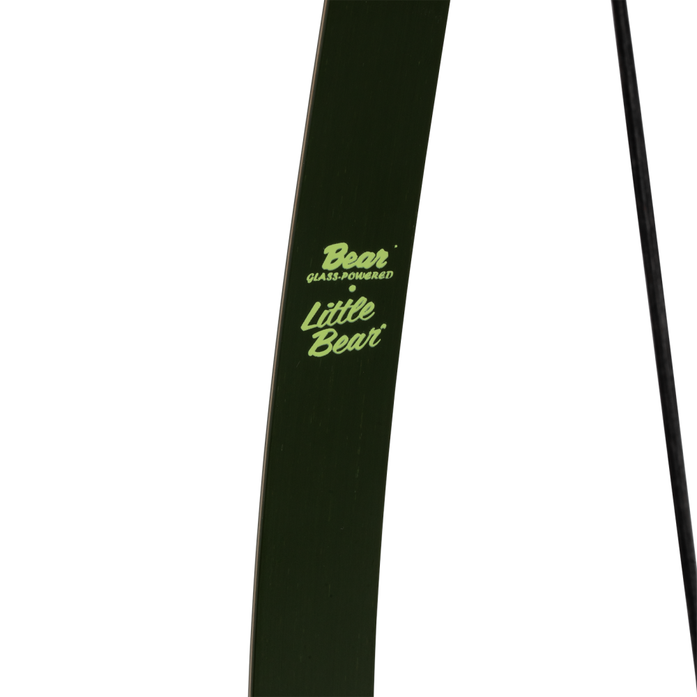 Bear Archery Little Bear Recurve Bow - Green Glass / Right Hand / 25 lbs.