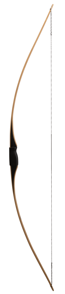 Bear Archery Montana Clear Glass Longbow - Flame Bamboo And Clear Glass / Right Hand / 30 lbs.
