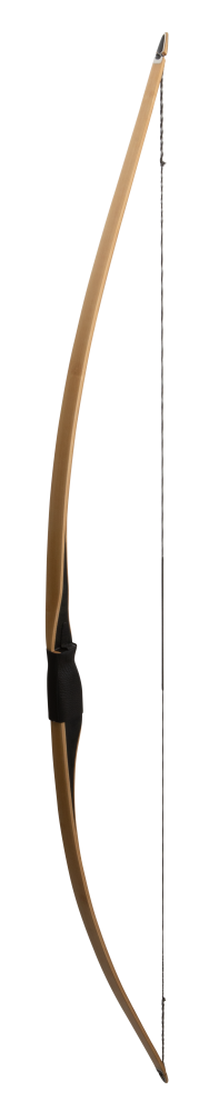 Bear Archery Montana Clear Glass Longbow - Flame Bamboo And Clear Glass / Right Hand / 60 lbs.