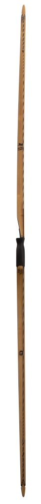 Bear Archery Montana Clear Glass Longbow - Flame Bamboo And Clear Glass / Right Hand / 35 lbs.