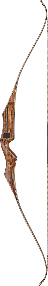Bear Archery Super Kodiak Recurve Bow - Shedua With Black Stripe / Left Hand / 45 lbs.