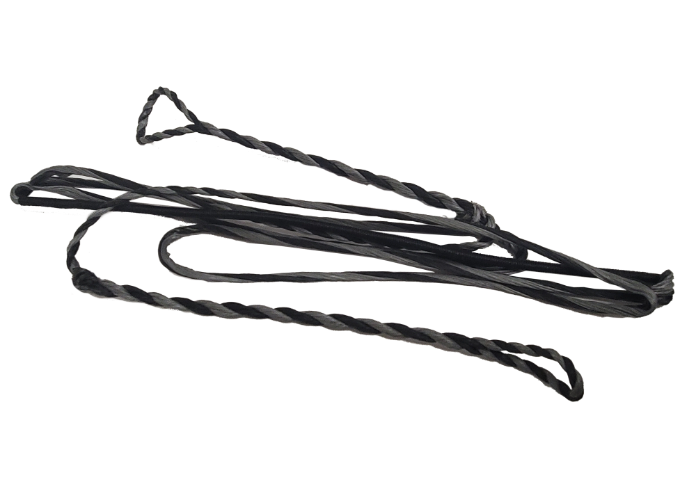 Bear Archery Take Down Longbow String - Black And White / 62"