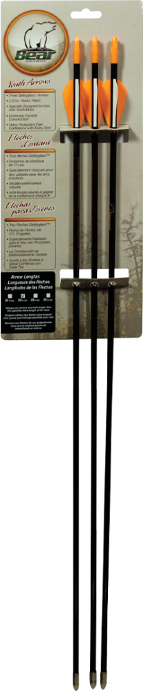 Bear Archery Youth Safetyglass 26" Arrows