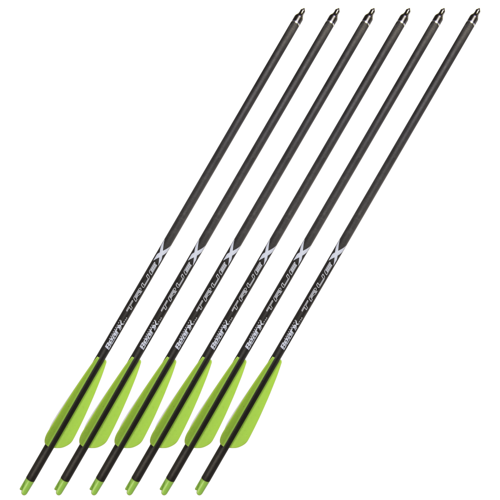 Bear Archery TrueX 20 Inch Crossbow Bolts - 20" / 6