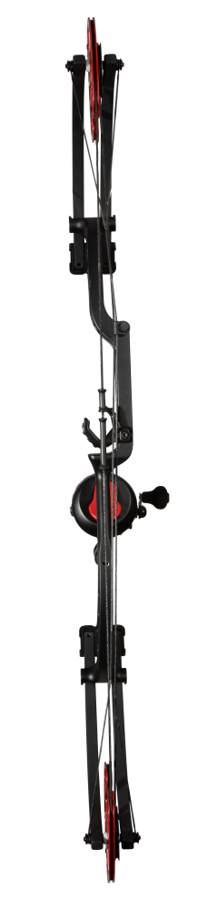 Cajun Bowfishing Shore Runner EVS Bowfishing Bow - Black/Red / Left Hand
