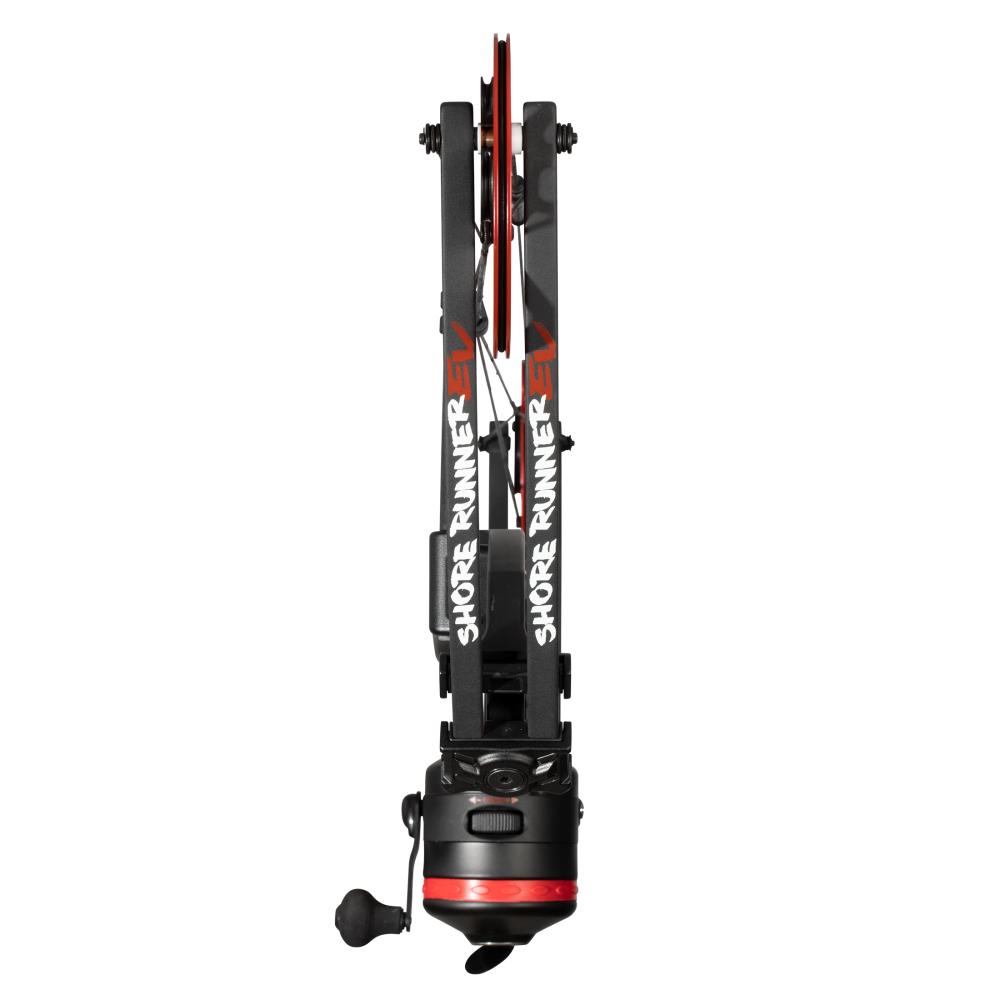 Cajun Bowfishing Shore Runner EVS Bowfishing Bow - Black/Red / Left Hand