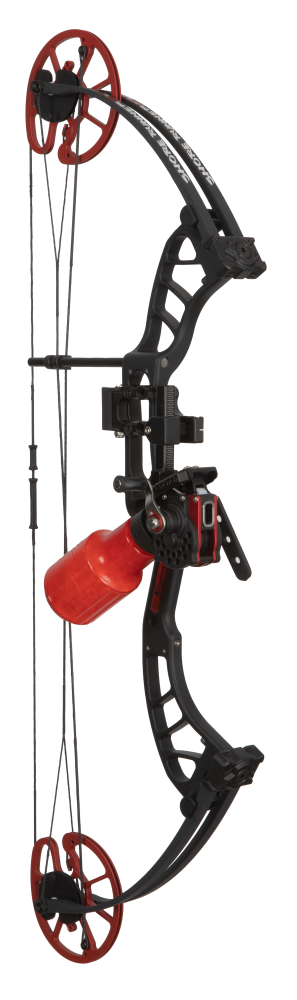 Cajun Bowfishing Shore Runner EVW Bowfishing Bow - Black/Red / Left Hand