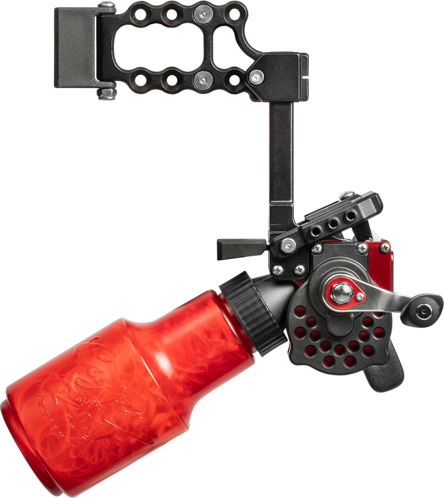 Cajun Bowfishing Winch Pro Bowfishing Reel - Red / Right Hand