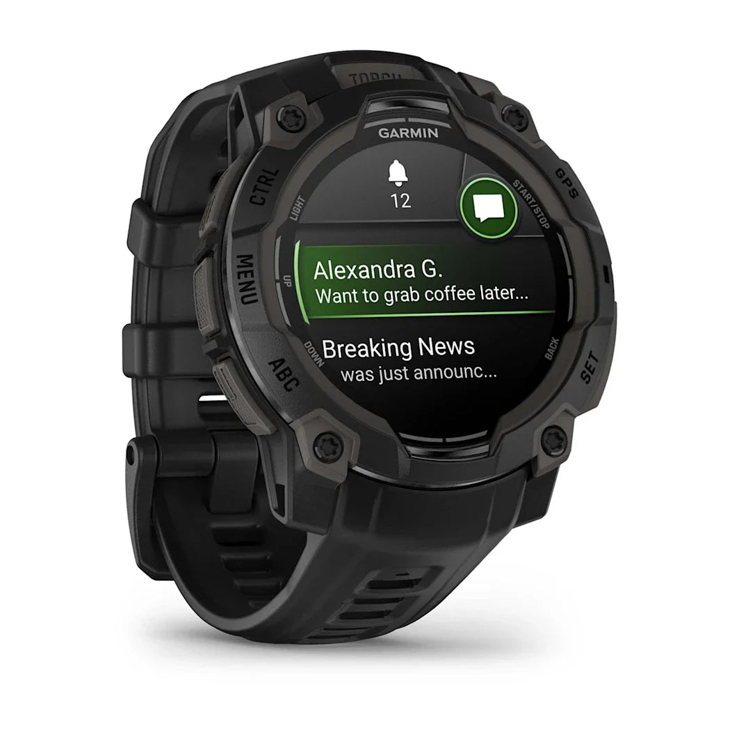 Garmin Instinct 3 – 45 mm AMOLED Black with Black Band