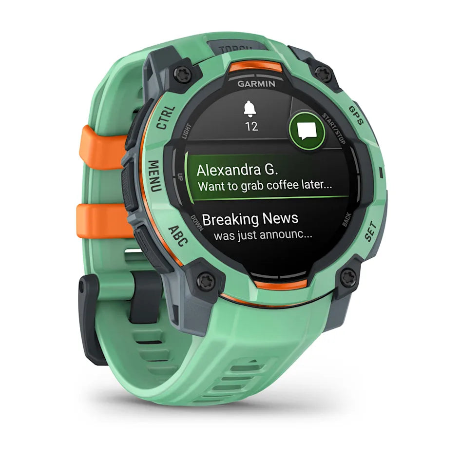 Garmin Instinct 3 – 45 mm, AMOLED Neo Tropic with Neo Tropic Band