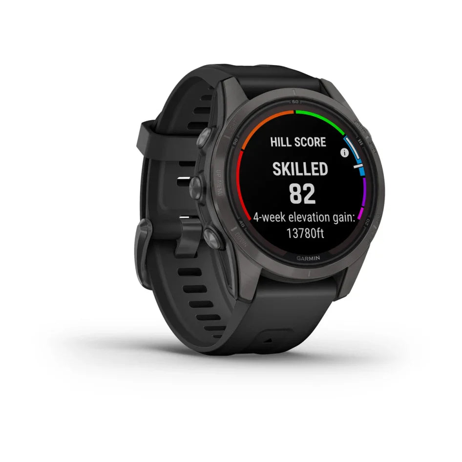 Garmin fēnix 7S Pro – Sapphire Solar Edition Carbon Gray DLC Titanium with Black Band