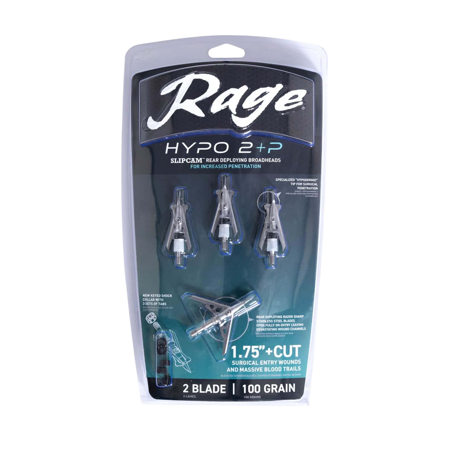 Rage Hypo 2 +P - 100 Grain