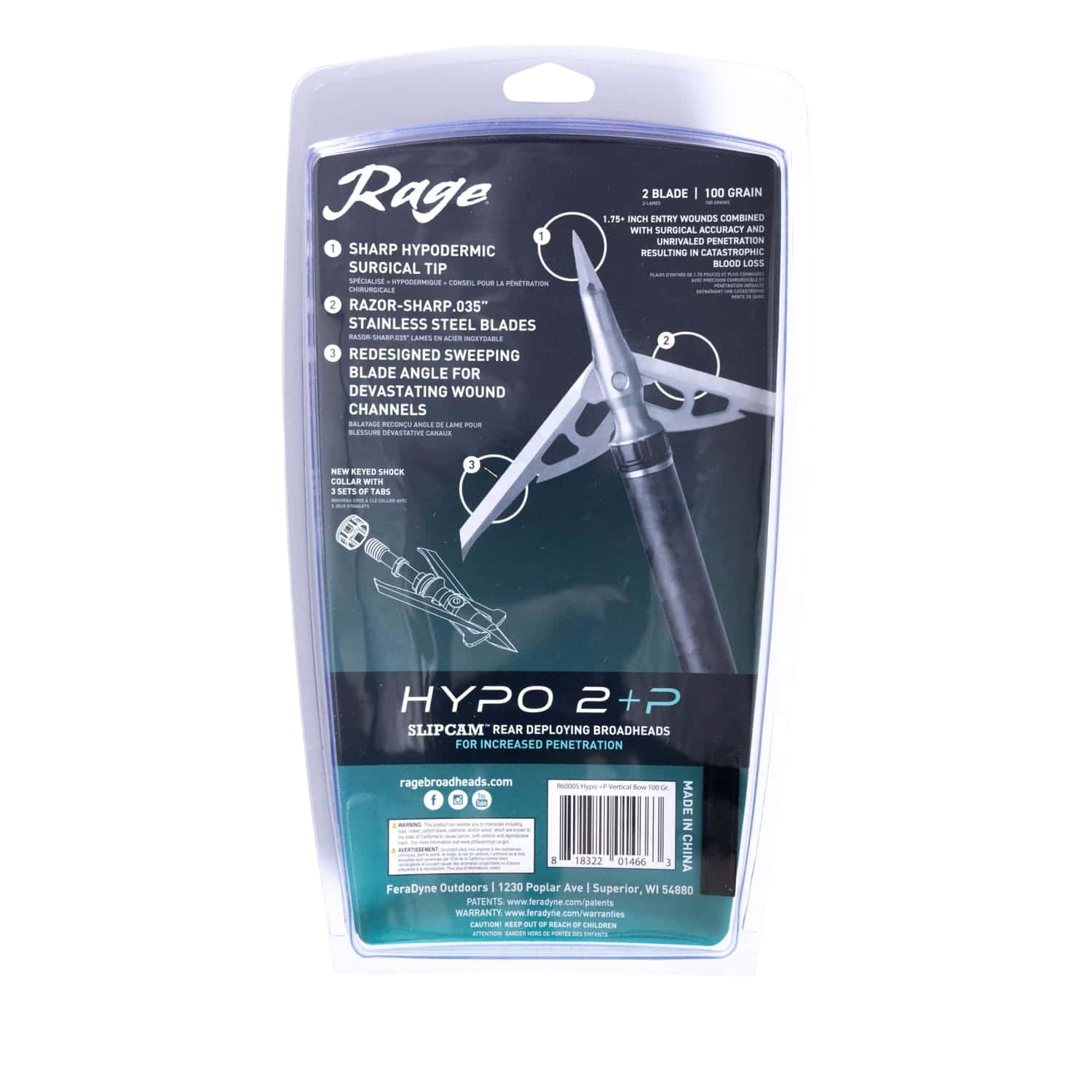 Rage Hypo 2 +P - 125 Grain