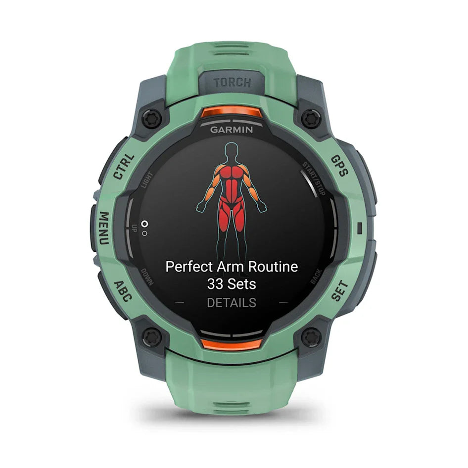Garmin Instinct 3 – 45 mm, AMOLED Neo Tropic with Neo Tropic Band