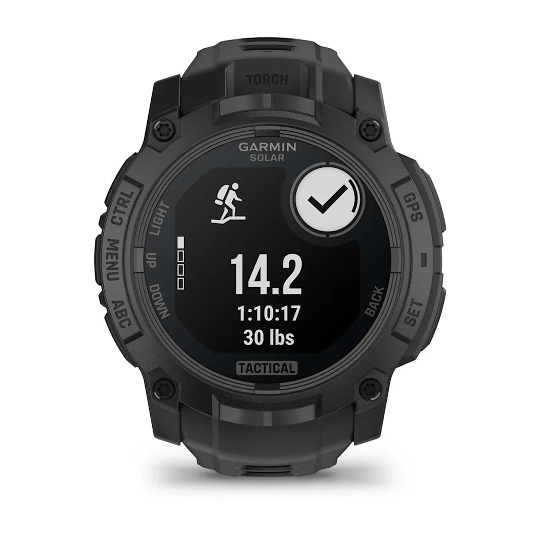 Garmin Instinct 3 – 50 mm Solar Tactical Edition Black with Black Band