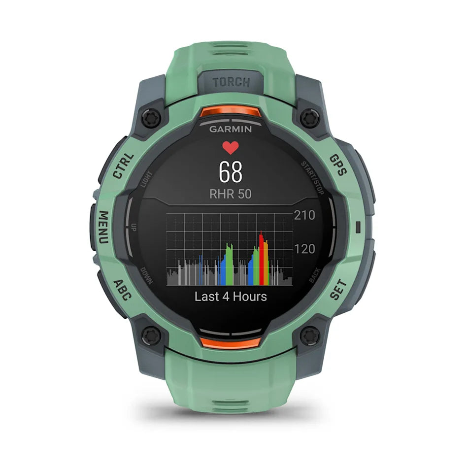 Garmin Instinct 3 – 45 mm, AMOLED Neo Tropic with Neo Tropic Band