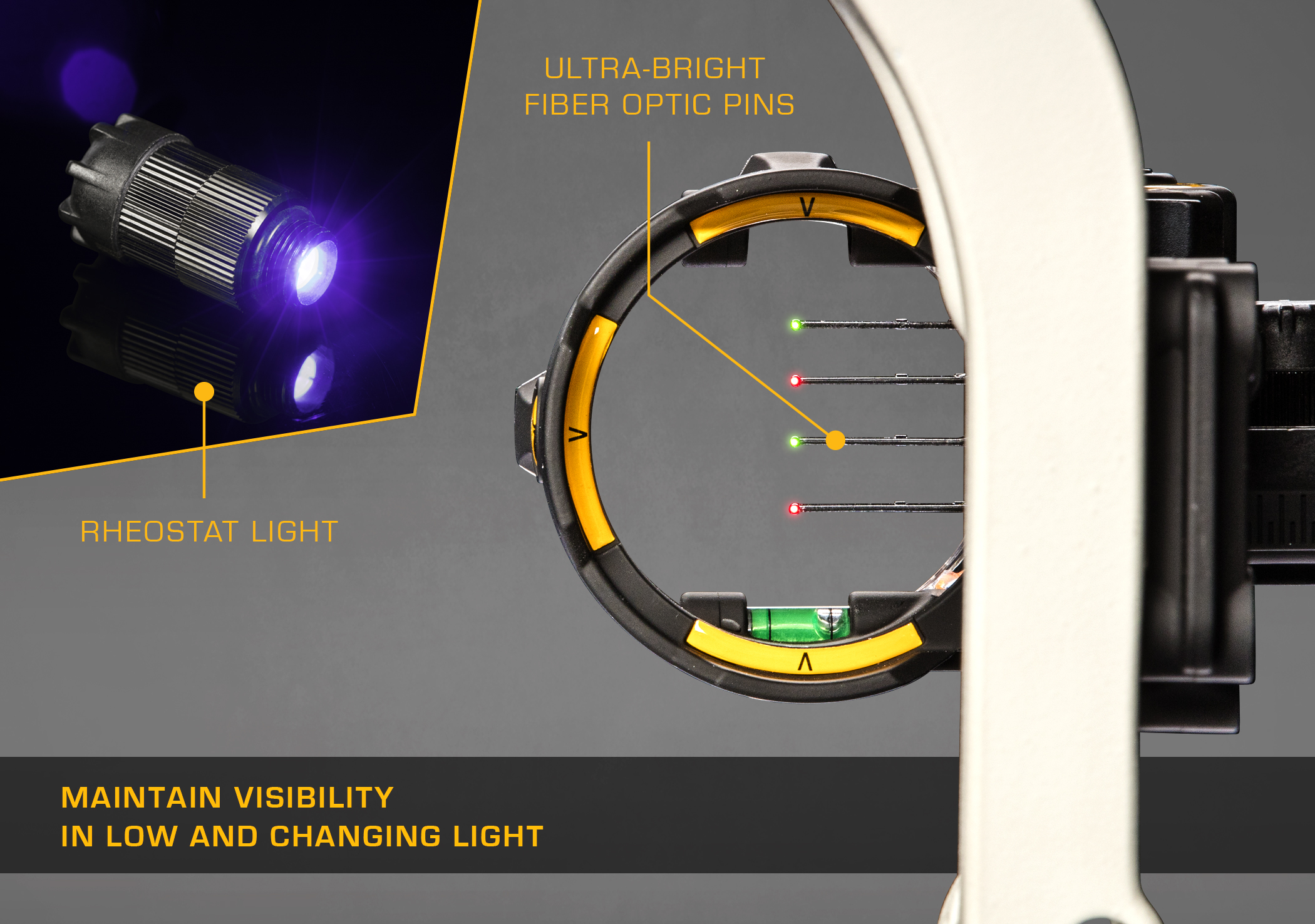 Trophy Ridge React® H4 Bow Sight - Right Hand / .019