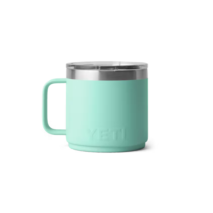 YETI Rambler 414 ml Stackable Mug With Durasip Ceramic Lining Sea Foam